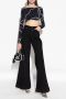 Versace Jeans Couture Zwarte Body Top Vrouwelijke Silhouet Black Dames - Thumbnail 2