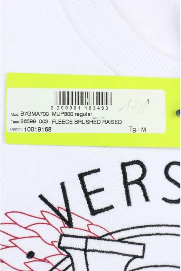 Versace Jeans Couture Trainingsshirt Blijf warm en stijlvol White Heren
