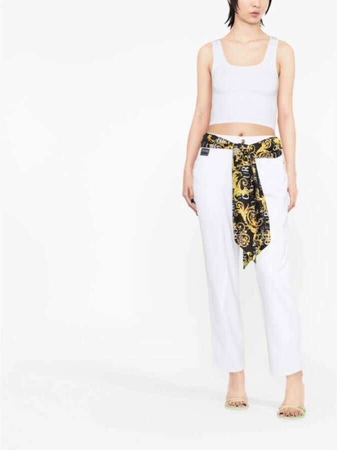 Versace Jeans Couture Trousers Wit Dames
