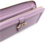 Versace Jeans Couture Barok Gesp Rits Portemonnee in Gehamerd Imitatieleer Purple Dames - Thumbnail 2