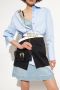 Versace Jeans Couture Zwarte gehamerde leren portemonnee met gouden details Black Dames - Thumbnail 4