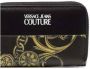 Versace Jeans Couture Barocco Print Zwarte Portemonnee voor Moderne Mannen Black Heren - Thumbnail 2