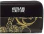 Versace Jeans Couture Barocco Print Zwarte Portemonnee voor Moderne Mannen Black Heren - Thumbnail 4