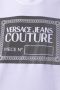 Versace Jeans Couture Wit Crewneck T-Shirt met Gedurfd Grafisch Print White Heren - Thumbnail 5