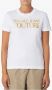 Versace Jeans Couture Witte Crewneck T-shirts en Polos met Logo Print White Dames - Thumbnail 15