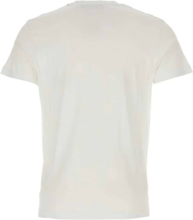Versace Jeans Couture Witte katoenen T-shirt Klassieke stijl Wit Heren