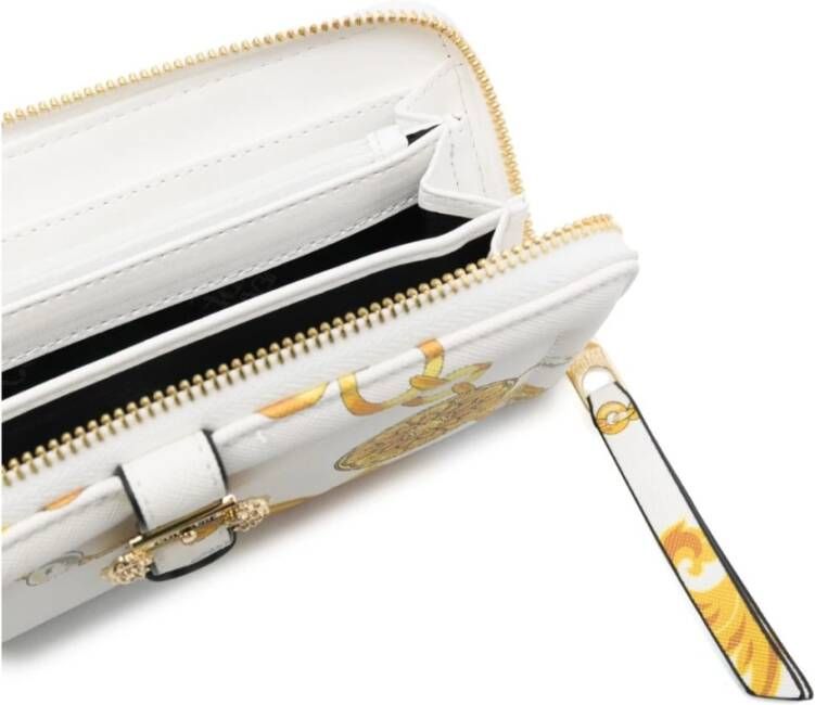 Versace Jeans Couture Witte Portemonnees Stijlvol Ontwerp Wit Dames
