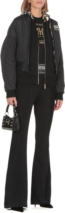 Versace Jeans Couture Sweater met rits Zwart Dames