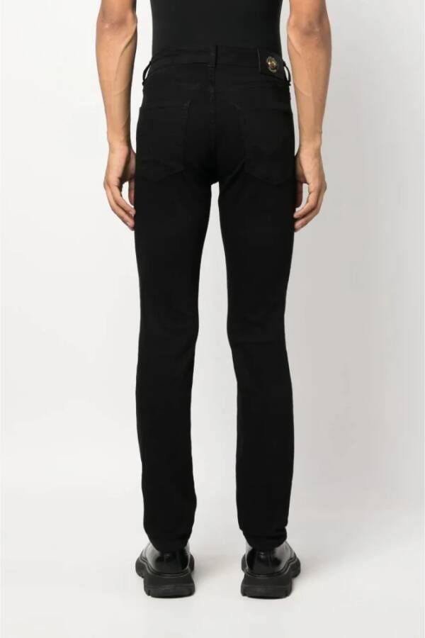 Versace Jeans Couture Zwarte Broek met Stijl Zwart Heren