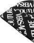 Versace Jeans Couture Zwarte Hoeden met Lana Logo Allover Black Heren - Thumbnail 2