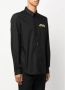Versace Jeans Couture Zwarte Stijlvolle Shirt met Unieke Print Black Heren - Thumbnail 4
