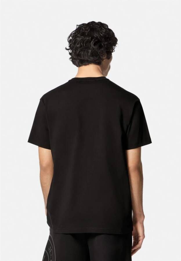 Versace Jeans Couture Piece Number Logo T-shirt zwart 73gahf06 cj03f 899 Zwart Heren