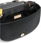Versace Jeans Couture Ronde Schoudertas met Bedrukte Sjaal Detail en Gouden Logo Black Dames - Thumbnail 4