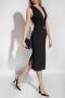 Versace Medusa Mouwloze V-hals Lange Jurk Black Dames - Thumbnail 2