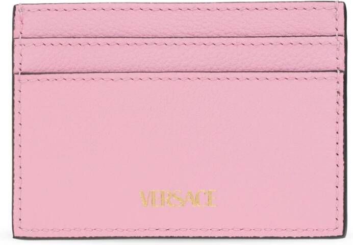 Versace Portemonnee kaarthouder Roze Dames