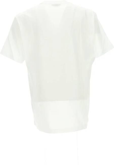 Versace Katoenen Jersey T-Shirt White Heren