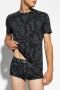 Versace Katoenen T-shirt Zwart Heren - Thumbnail 2