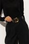 Versace Leren riem Zwart Dames - Thumbnail 2