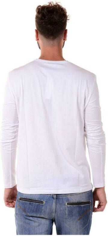 Versace Lange mouwenshirt Wit Heren