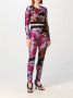 Versace Jeans Couture Paarse top met lange mouwen en Chain Couture-print Purple Dames - Thumbnail 3