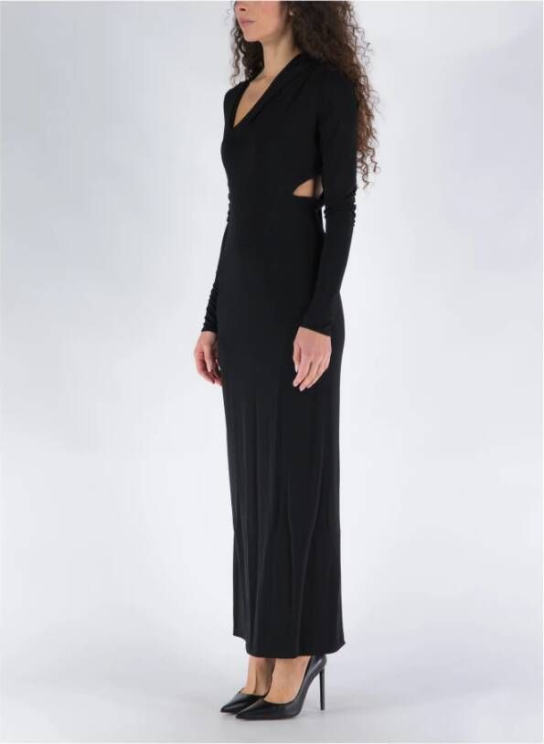 Versace Maxi Dresses Zwart Dames