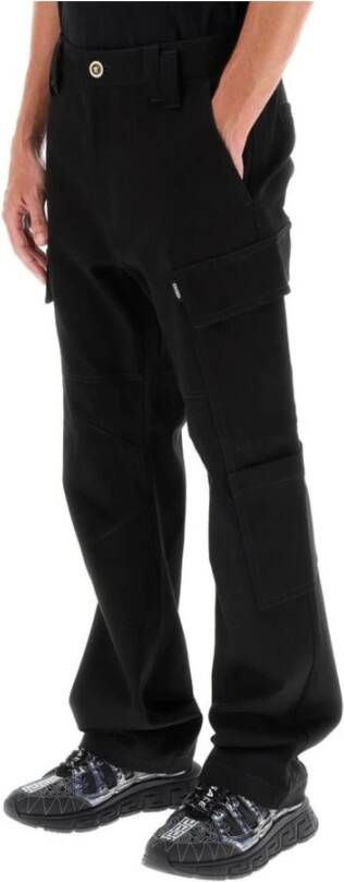 Versace Men's Jeans Zwart Heren