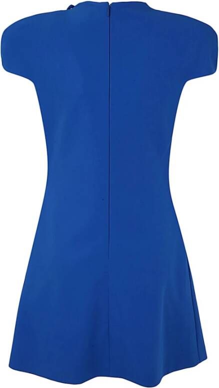 Versace Mini Jurk MET Uitgesneden Details Blue Dames