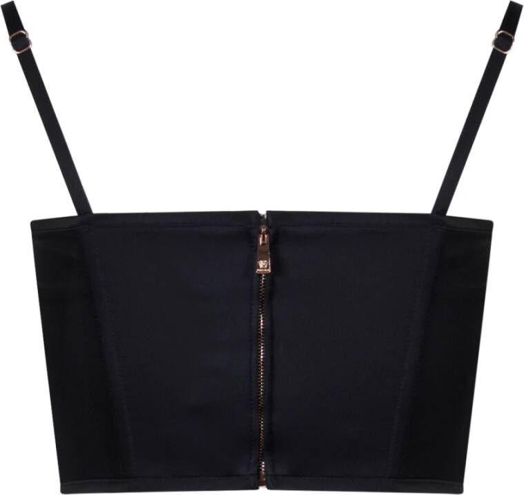 Versace Mouwloos topje Zwart Dames