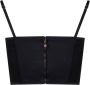 Versace Zwarte Top met Stijlvol Ontwerp Zwart Dames - Thumbnail 2