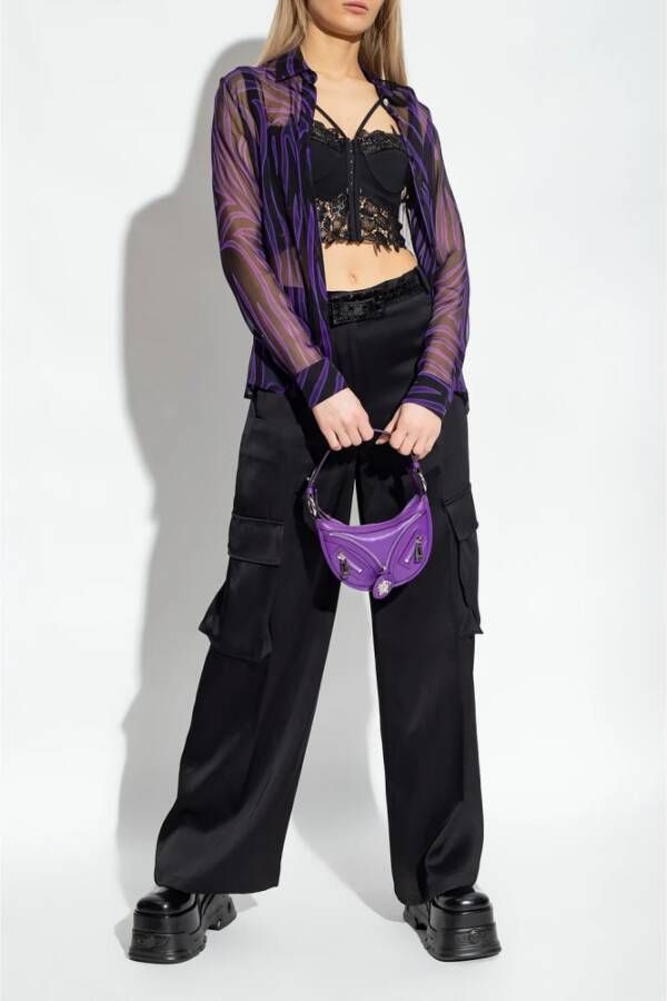 Versace Oversized broek Zwart Dames