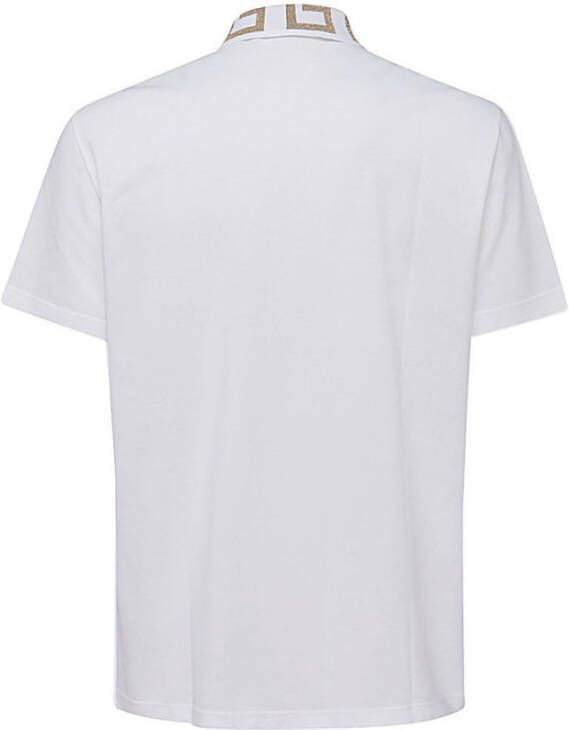 Versace Poloshirt Wit Heren
