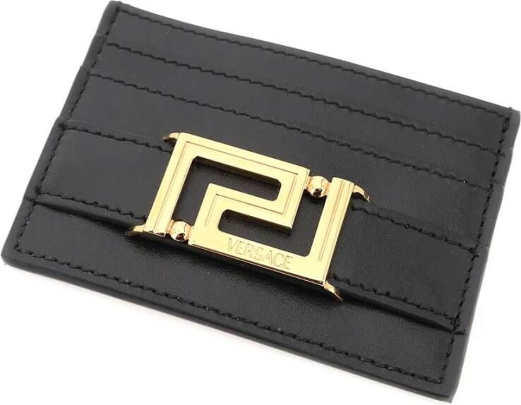 Versace Portemonnee kaarthouder Zwart Dames