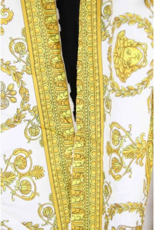 Versace Pre-owned Cotton scarves Wit Dames