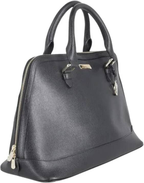 Versace Pre-owned Leather handbags Zwart Dames