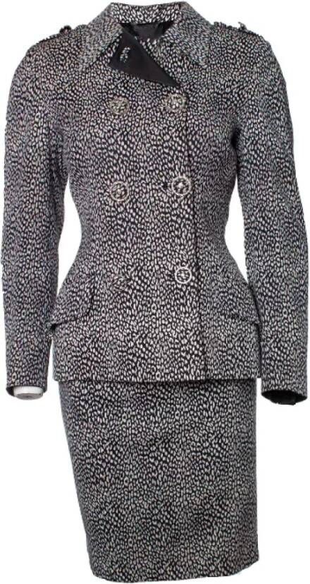 Versace Pre-owned Wool tops Zwart Dames