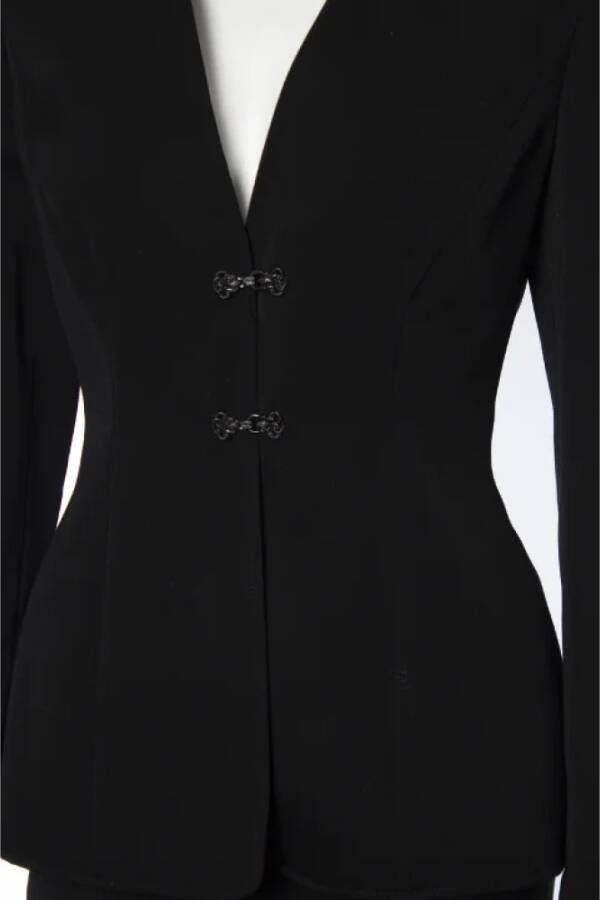 Versace Pre-owned Wool tops Zwart Dames