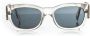 Versace Pre-owned Vintage oversized heldere zonnebril White Dames - Thumbnail 2