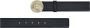 Versace Leren riem met gouden en zilveren gesp Black Dames - Thumbnail 2