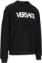 Versace Zwarte Logo Sweatshirt voor Heren Black Heren - Thumbnail 2