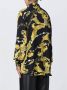 Versace Jeans Couture Zwarte Chain Print Twill Katoenen Overhemd Black Heren - Thumbnail 8