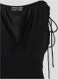 Versace Jeans Couture Prachtige Gerimpelde Mini Jurk voor Vrouwen Black Dames - Thumbnail 4