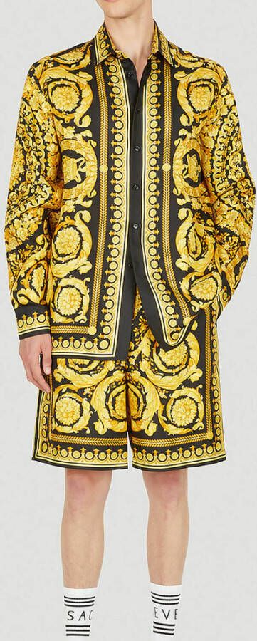 Versace Shorts Geel Heren