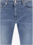 Versace Slim Fit Denim Jeans met Biggie Medusa Detail Blue Heren - Thumbnail 2