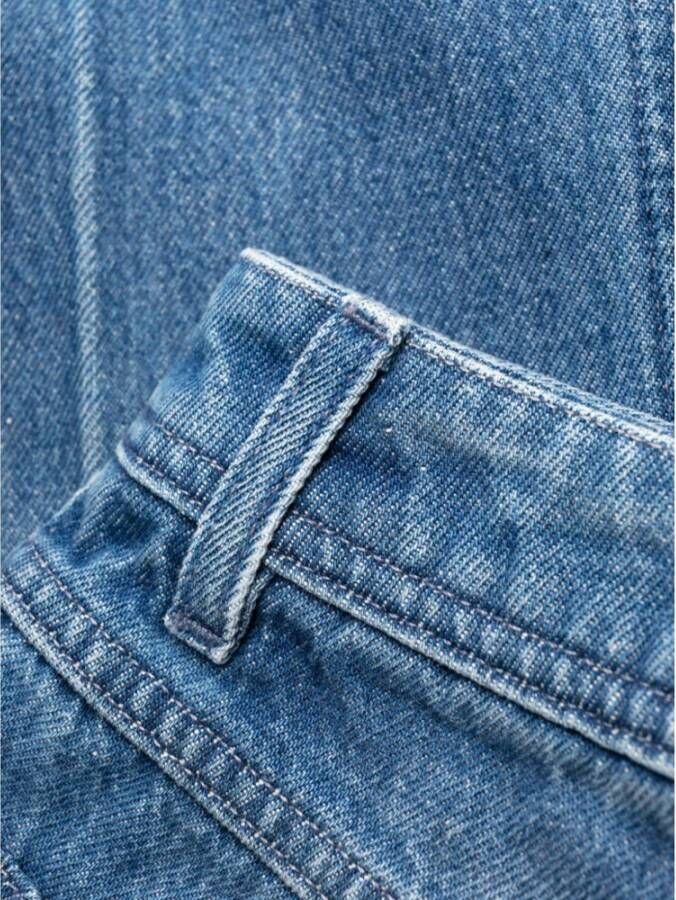 Versace Slim-fit Jeans Blauw Dames