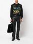 Versace Zwarte Sweaters met City Lights Borduursel Black Heren - Thumbnail 2