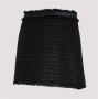 Versace Zwarte Vichy Rok met Lurex Tweed Stof Black Dames - Thumbnail 2