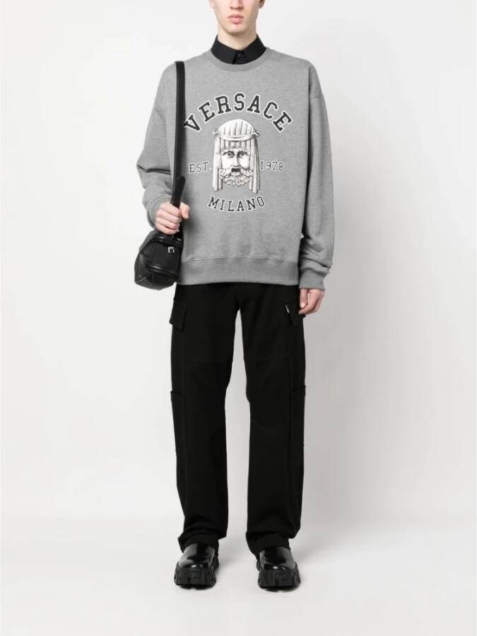 Versace Sweatshirt Grijs Heren