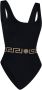 Versace Greca One-Piece Swimsuit Zwart Dames - Thumbnail 6