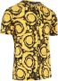 Versace Katoenen Stretch T-shirt met Print Yellow Heren - Thumbnail 5