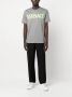 Versace Grijze Katoenen T-Shirt Regular Fit Gray Heren - Thumbnail 2